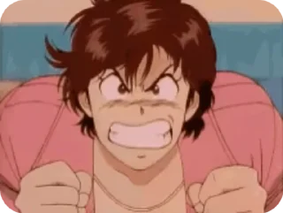😠 emoji Sebastian's City Hunter Love Telegram sticker 6 of 27