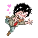 😍 emoji City hunter Telegram sticker 8 of 40