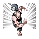 😠 emoji City hunter Telegram sticker 18 of 40
