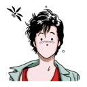 😐 emoji City hunter Telegram sticker 14 of 40