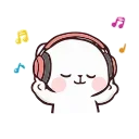 🎧 emoji Milk & Mocha @Stickersnew Telegram sticker 17 of 49