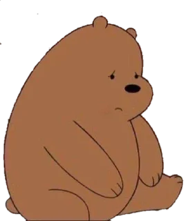 😔 emoji Bears Telegram sticker 24 of 76