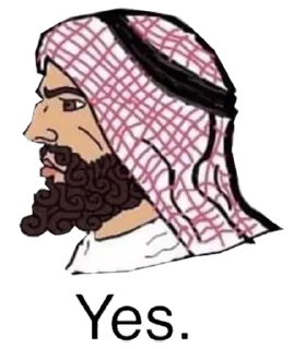 🇸🇦 emoji Yes Chad by @Nihilistic Telegram sticker 7 of 70
