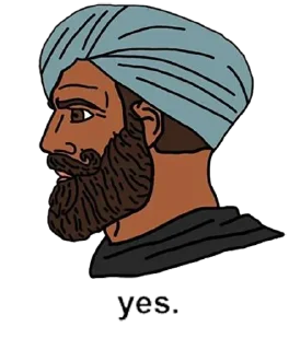 🇮🇳 emoji Yes chad @meme_mhr Telegram sticker 8 of 68
