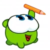 📝 emoji Om Nom @StickersPackRobot Telegram sticker 6 of 200