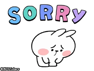 😓 emoji @MHStickers Spoiled Rabbit Feelings Animation Telegram sticker 10 of 25