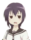 😒 emoji Yuru Yuri Telegram sticker 2 of 80