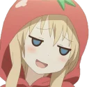 😏 emoji Yuru Yuri Telegram sticker 23 of 80