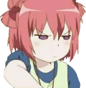 😠 emoji Yuru Yuri Telegram sticker 20 of 80
