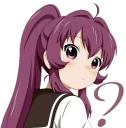 ❓ emoji Yuru Yuri Telegram sticker 8 of 80