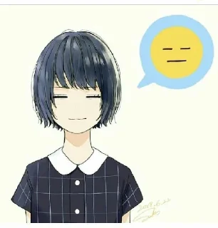 😑 emoji Anime "Kawaii" @ToxicMemory Telegram sticker 6 of 120