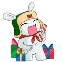 🥳 emoji Xiaomi Animals Telegram sticker 16 of 29