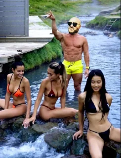 😎 emoji Saçsız Kral Ensar Telegram sticker 21 of 30