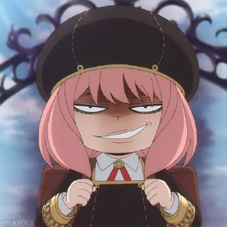 🍥 emoji 🍥 Anya Forger 2 (@TodorokiShouto) Telegram sticker 2 of 120