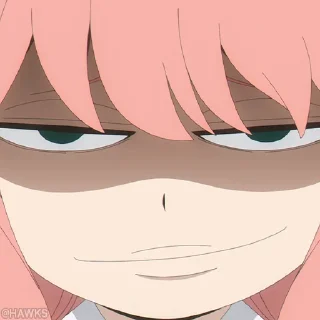 🍥 emoji 🍥 Anya Forger 2 (@TodorokiShouto) Telegram sticker 6 of 120