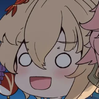😀 emoji Yoimiya Telegram sticker 9 of 34