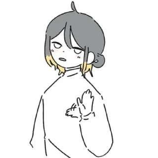 Sticker from kenma in the house