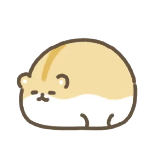 😴 emoji Moving Hamster 🐹 @MochaStickers Telegram sticker 11 of 24