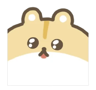 🥹 emoji Moving Hamster 🐹 @MochaStickers Telegram sticker 1 of 24