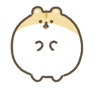 😨 emoji Moving Hamster 🐹 @MochaStickers Telegram sticker 6 of 24