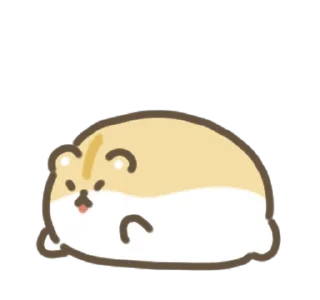 😖 emoji Moving Hamster 🐹 @MochaStickers Telegram sticker 2 of 24