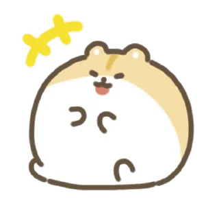 😂 emoji Moving Hamster 🐹 @MochaStickers Telegram sticker 4 of 24