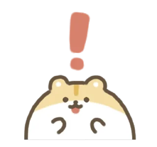 😐 emoji Moving Hamster 🐹 @MochaStickers Telegram sticker 20 of 24