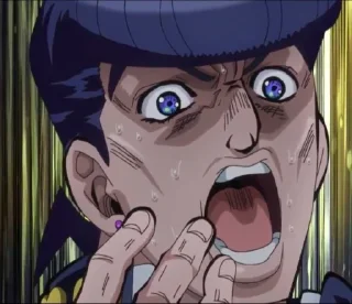 😱 emoji GuUrETo Josuke Telegram sticker 8 of 32