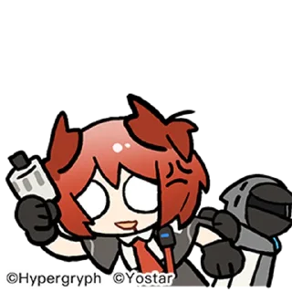 🏃‍♀️ emoji [Arknights] Take a break Telegram sticker 8 of 16