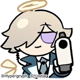 🔫 emoji [Arknights] Take a break Telegram sticker 6 of 16