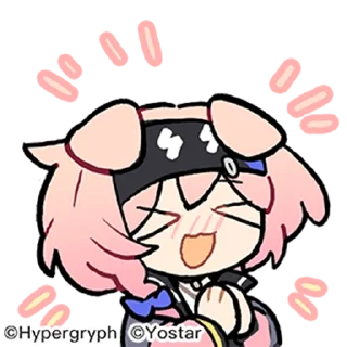 😊 emoji [Arknights] Take a break Telegram sticker 4 of 16