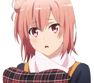 😧 emoji Oregairu (Season 3) Telegram sticker 15 of 64