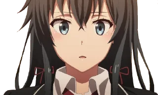 😧 emoji Oregairu (Season 3) Telegram sticker 11 of 64