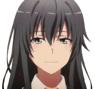 😊 emoji Oregairu (Season 3) Telegram sticker 10 of 64