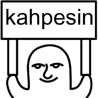 😉 emoji ensar text pack Telegram sticker 14 of 18