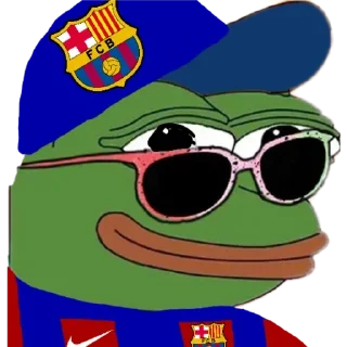 😎 emoji Barcelona @PEPE_FootballFan Telegram sticker 7 of 60