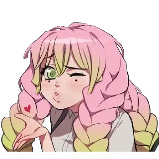 🌸 emoji Mitsuri Telegram sticker 8 of 40