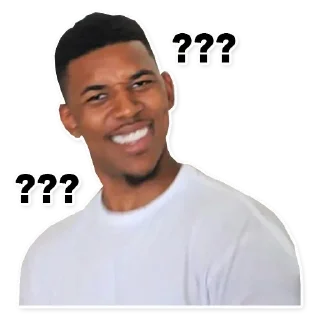 ❔ emoji Nigger Telegram sticker 4 of 8