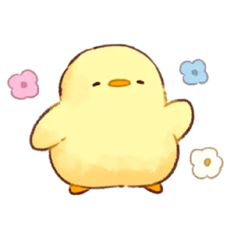 😊 emoji Soft and cute chick Telegram sticker 19 of 40