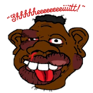 🦍 emoji Avoid monkeys Telegram sticker 6 of 115