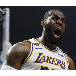 😠 emoji LakeShow Italia Telegram sticker 5 of 53