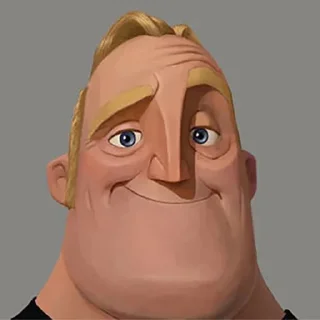 Sticker from Mr. Incredible