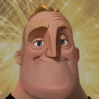 😀 emoji Mr. Incredible Telegram sticker 19 of 27
