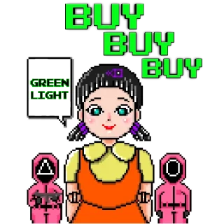 🟢 emoji Wen Moon? @ZeldaCrypto Telegram sticker 22 of 40