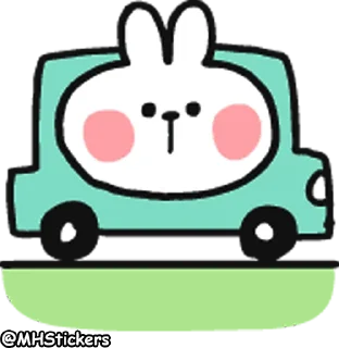🚗 emoji @MHStickers Spoiled Rabbit Doodles Emoji Telegram sticker 24 of 41