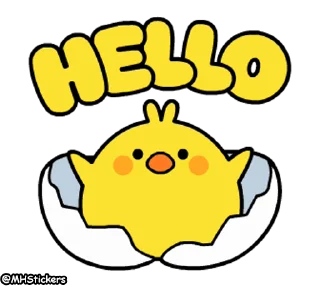 Sticker from @MHStickers Spoiled Rabbit Plump Little Chick