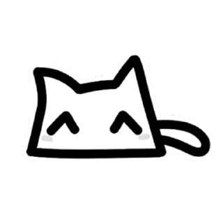 😄 emoji White l cat Telegram sticker 2 of 35