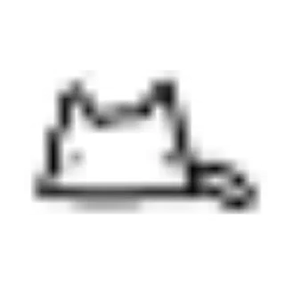 🥰 emoji White l cat Telegram sticker 19 of 35
