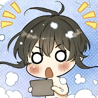 🌯 emoji 阿清 ˖ @yvnxue Telegram sticker 19 of 75