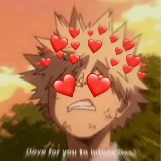 ❤️ emoji Anime meme– Telegram sticker 23 of 40